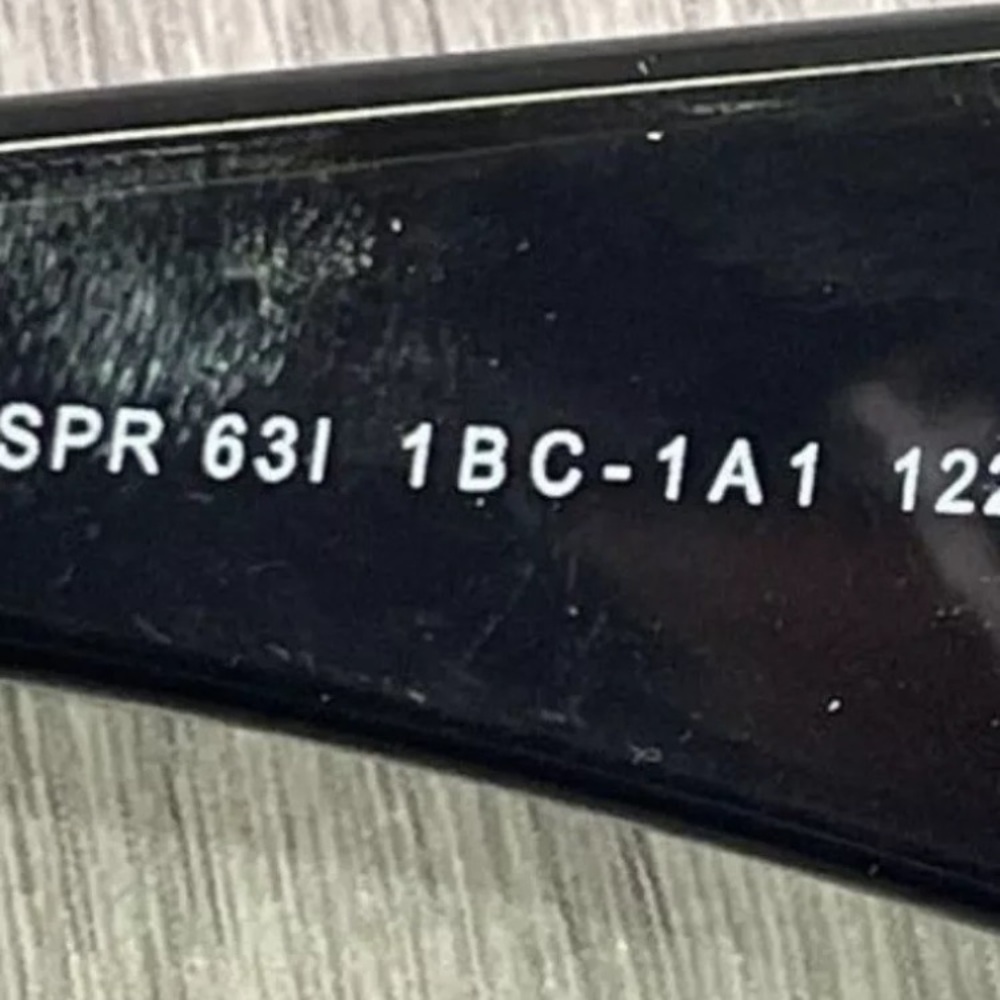 Authentic Prada Black Wrap Sunglasses with Case and Certificate of Authenticity - Picture 8 of 9